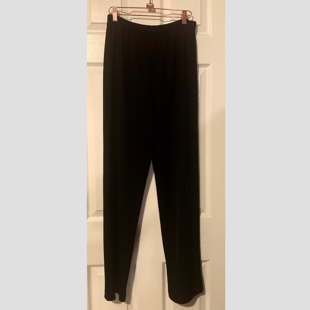 Pleated Black Dress Pants